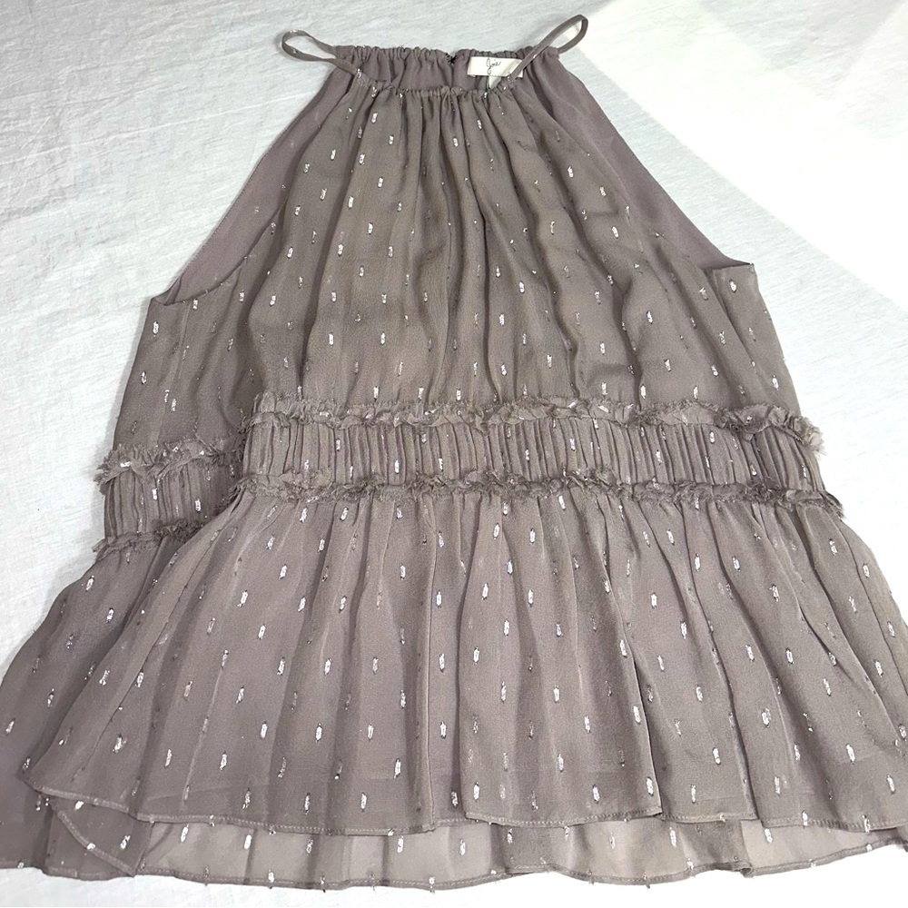 Joie silk shimmer halter blouse - Picture 1 of 3